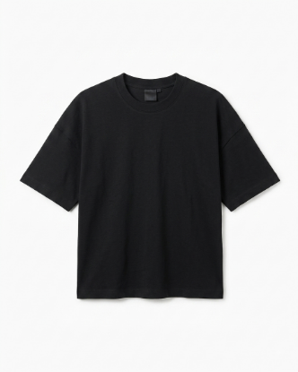 Picture of Basic Boxy Fit T-shirt (Black)