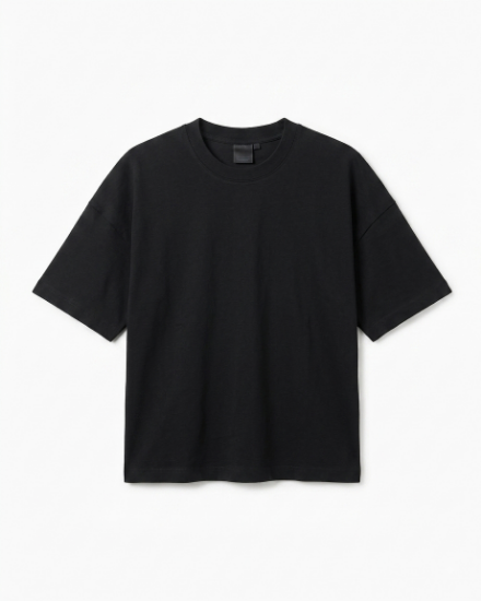 Picture of Basic Boxy Fit T-shirt (Black)
