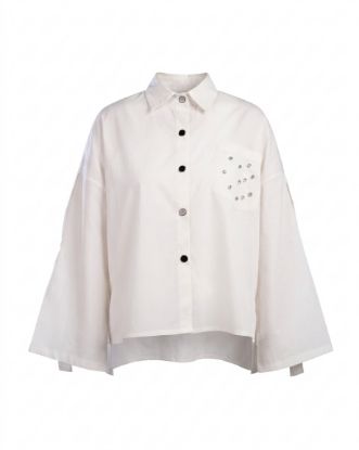 Picture of White Poplin Blouse